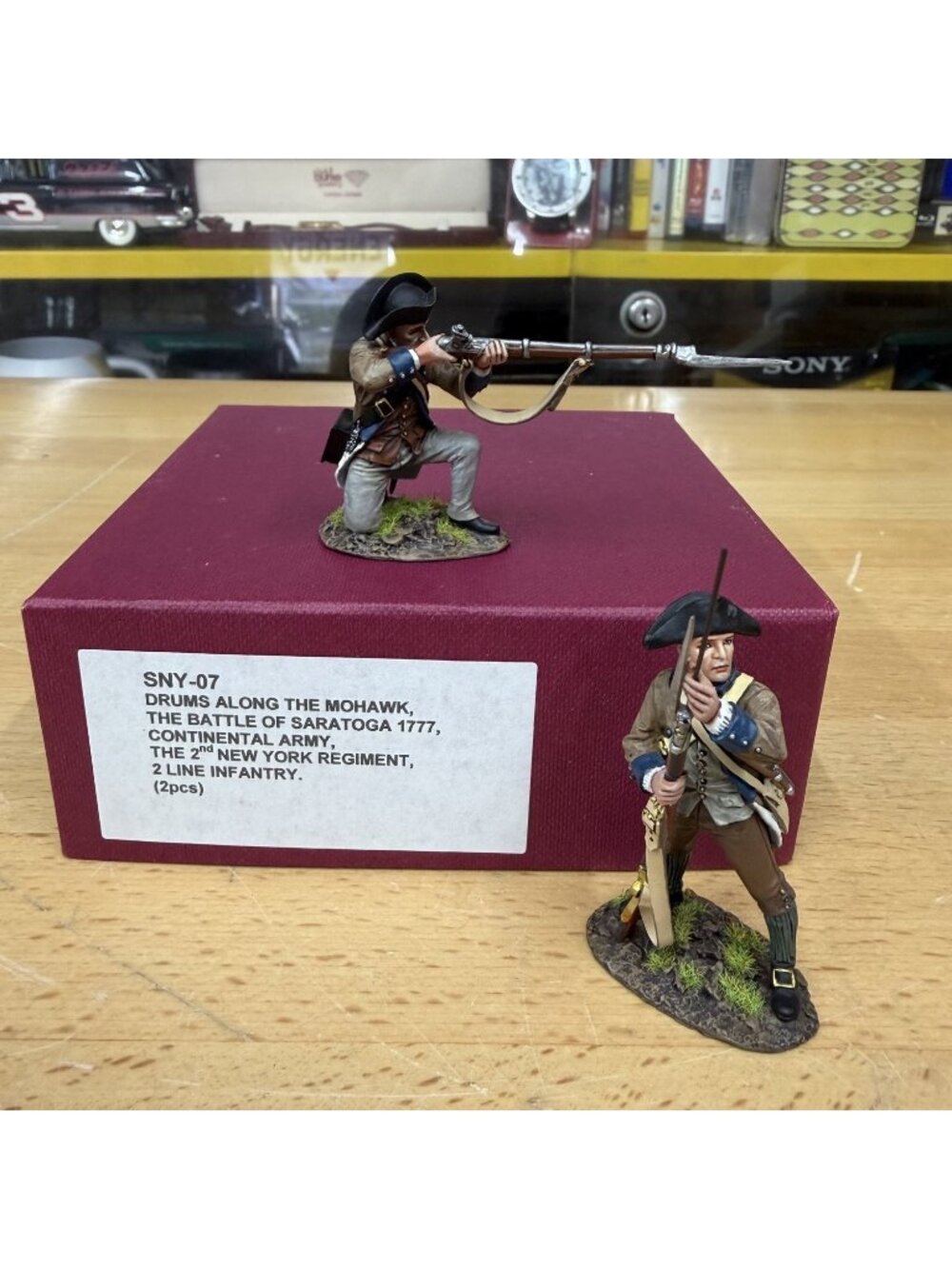 John Jenkins Designs SNY-08 2nd New York Line Infantry Saratoga 1777 2 Figures